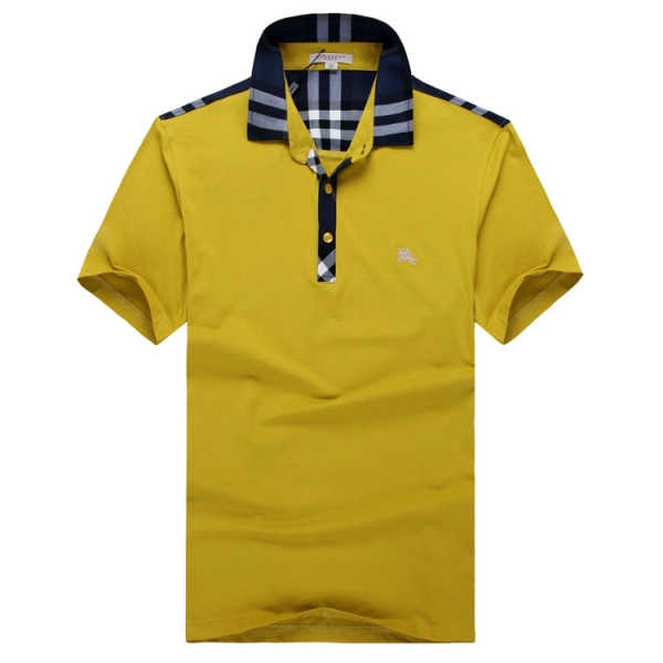 Camiseta Polo Amarela Burberry