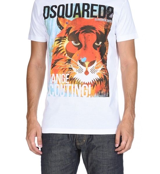 Camiseta com estampa tigre DSquared2 - Image 6