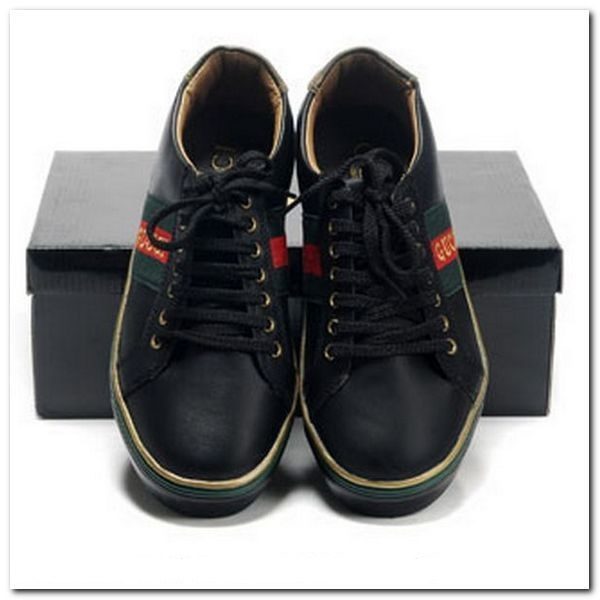 Gucci Tênis Casual Couro - Image 3