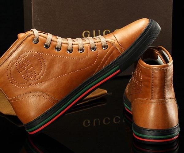 Tênis Masculino Couro Gucci - Image 2