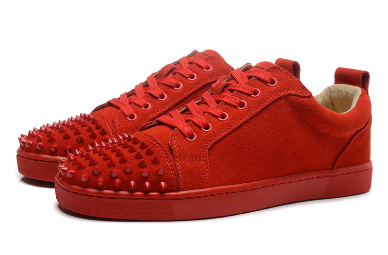 Tenis louboutin sale vermelho