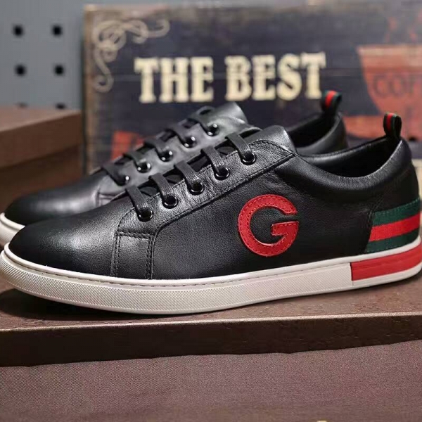 Tênis casual couro Gucci - Image 5