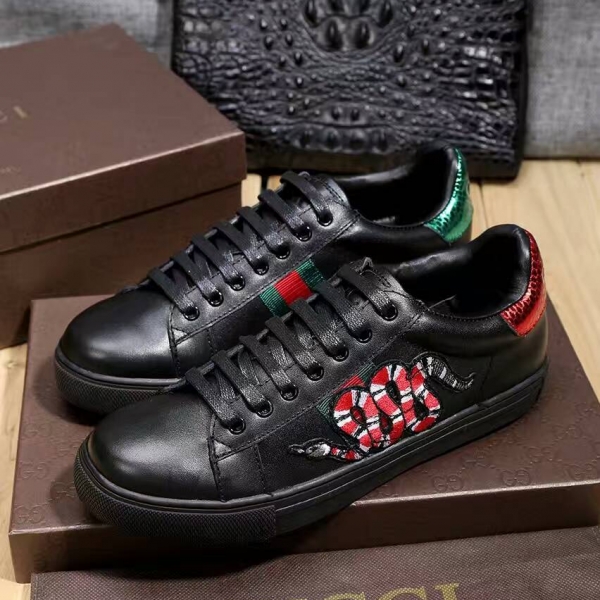 Tênis casual de couro Gucci - Image 2