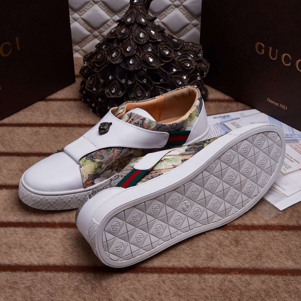 Tênis casual de couro Gucci - Image 5