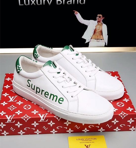 Tênis couro Louis Vuitton x Supreme - Image 2